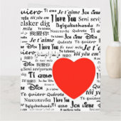 Liefde in vele talen  kaart (Achterkant)