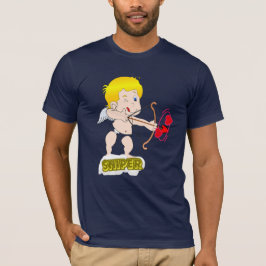 Liefde in vlucht: Cupido Arrow Graphic T-Shirt