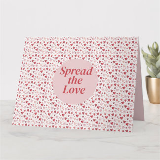 Liefde in waterverf - Fantasievol hartpatroon Kaart