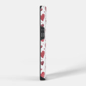 Liefde in Waterverf - grillig hartpatroon iPhone Hoesje (Rechterkant)