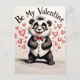 Liefde in zwart-wit briefkaart