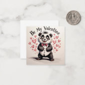 Liefde in zwart-wit notitiekaartje (Voorkant / Achterkant in situ)