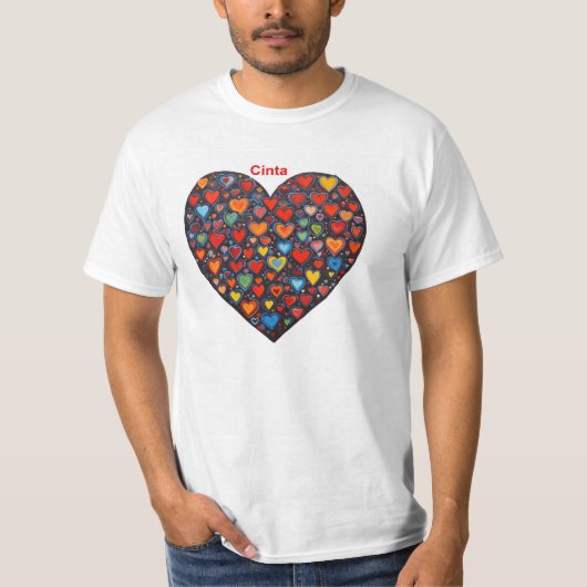 Liefde - Indonesisch T-shirt (Voorkant)
