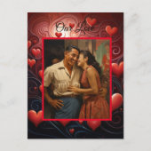 Liefde - Infused Valentijnsdag Post Kaart (Voorkant)