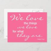 Liefde, inspiratie - Briefkaart (Voorkant / Achterkant)