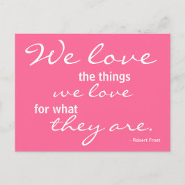 Liefde, inspiratie - Briefkaart