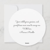 Liefde inspireren Voeg je eigen foto en bericht to Feestdagenkaart (Achterkant)