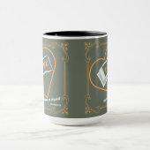 Liefde Inspirerend Christelijke Schrift tweetonig Mok (Midden)