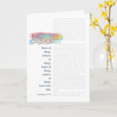 Liefde Inspirerend Wenskaart Kaart (Gele Bloem)