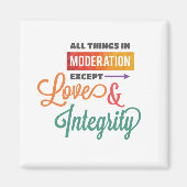 Liefde & Integriteit Magneet (Voorkant)