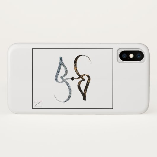 Liefde iPhone Hoesje (Achterkant (horizontaal))