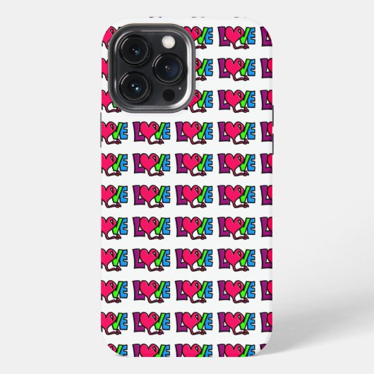 Liefde iPhone hoesje (Achterkant)