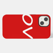 Liefde iPhone Hoesje (Achterkant horizontaal)