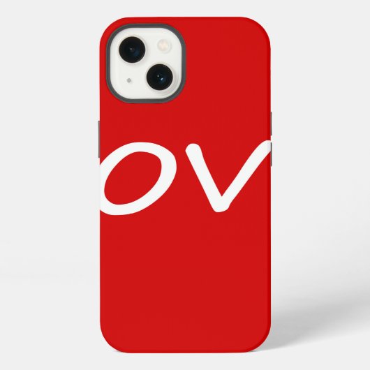 Liefde iPhone Hoesje (Achterkant)