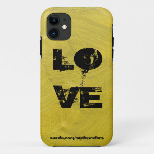 Liefde Iphone Zwart En Goud 11 Hoesje