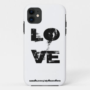 Liefde Iphone Zwart en Wit Case-Mate iPhone Case