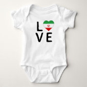 Liefde - Iran vlag Romper (Voorkant)