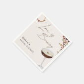 Liefde is aan het broeien Moderne Bruidsmeisjes Br Servet (Hoek)