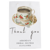 Liefde is aan het brouwen Bruidsdouche koffie Dank Medium Cadeauzakje (Voorkant)