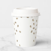 Liefde is aan het brouwen Bruidsmeisjes koffiefees Papieren Bekers (Achterkant)