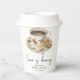 Liefde is aan het brouwen Bruidsmeisjesfeestje kof Papieren Bekers