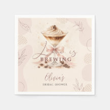 Liefde is aan het brouwen Coffee Themade Bruidsmei
