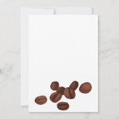 Liefde is aan het brouwen, coffeeshop vrijgezellen kaart (Achterkant)