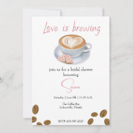 Liefde is aan het brouwen, coffeeshop vrijgezellen kaart