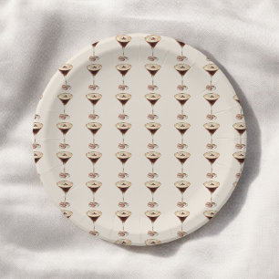 Liefde is aan het brouwen Espresso Martini Bruidsb Papieren Bordje