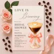 Liefde is aan het brouwen Espresso Martini Bruidsd