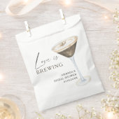 Liefde is aan het brouwen Espresso Martini Bruidsf Bedankzakje (Geknipt)