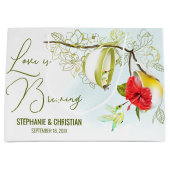 Liefde is aan het brouwen Kolibrie Thee Feestje Groot Cadeauzakje (Voorkant)