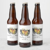 Liefde is aan het brouwen Skelet Handen Bier Bruil Bier Etiket (Flessen)