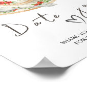 Liefde is aan het bruisen bruidsmeisjesfeest Datum Poster (Hoek)