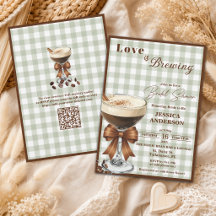 Liefde is aan het Bruisen QR Code Espresso Bruidsf