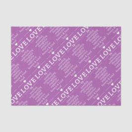 Liefde is ... aangepast papier voor kleurweefsel