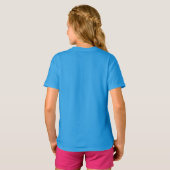 Liefde is Afbeelding Skating, met hart - BLUE T-Sh T-shirt (Achterkant volledig)