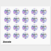 Liefde is all inclusive ronde sticker (Vel)
