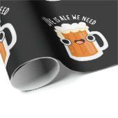 Liefde is alleen maar we hebben grappige Beer Pun Cadeaupapier (Rol Hoek)