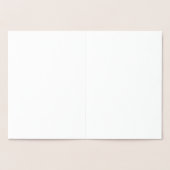 Liefde is allemaal rond Fancy handgeschreven typog Folie Kaarten (Binnen)