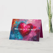 LIEFDE IS ALLES VALENTIJN/LIEFDE KAART (Voorkant)