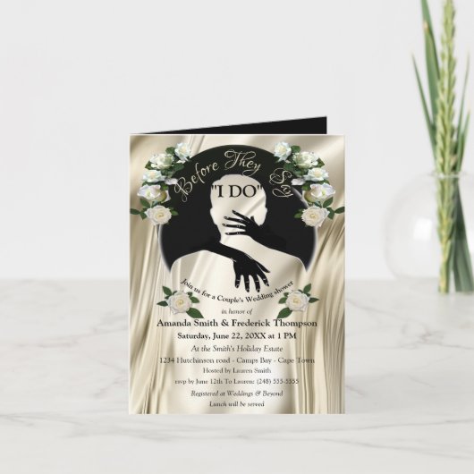 Liefde is alles wat er is bruiloft douche (Voorkant)