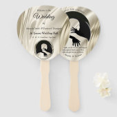 Liefde is alles wat er is Hand Fans Handwaaier (Voorkant en achterkant)