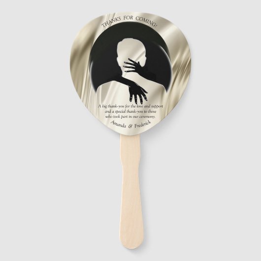 Liefde is alles wat er is Hand Fans Handwaaier (Achterkant)