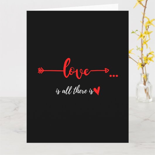 LIEFDE IS ALLES WAT ER IS KAART (Gele Bloem)