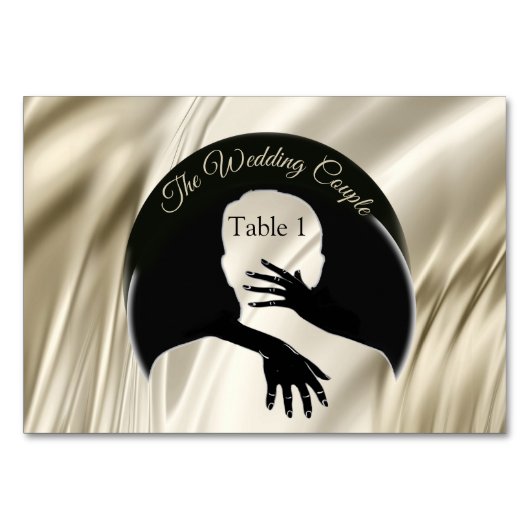 Liefde is alles wat er is met tafelkaarten kaart (Voorkant)