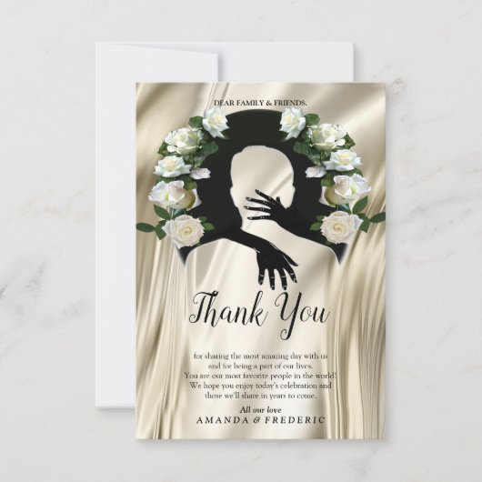 Liefde is alles wat er is RSVP kaartje (Voorkant)