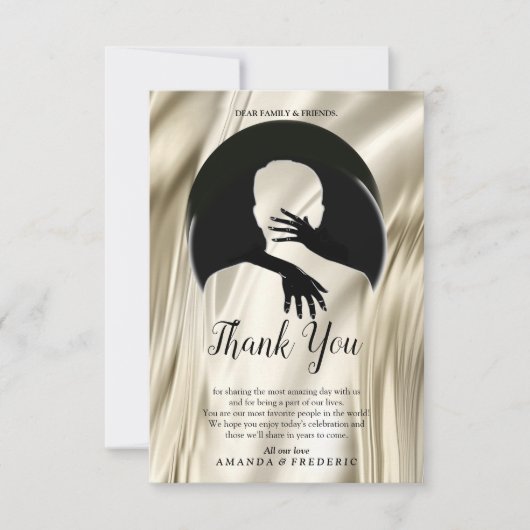 Liefde is alles wat er is RSVP kaartje (Voorkant)