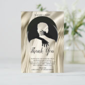 Liefde is alles wat er is RSVP kaartje (Staand voorkant)