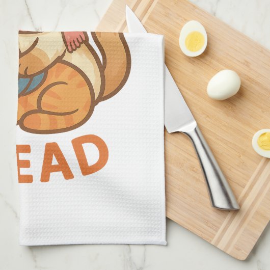 Liefde is alles wat je kneedt theedoek (Quarter Fold)